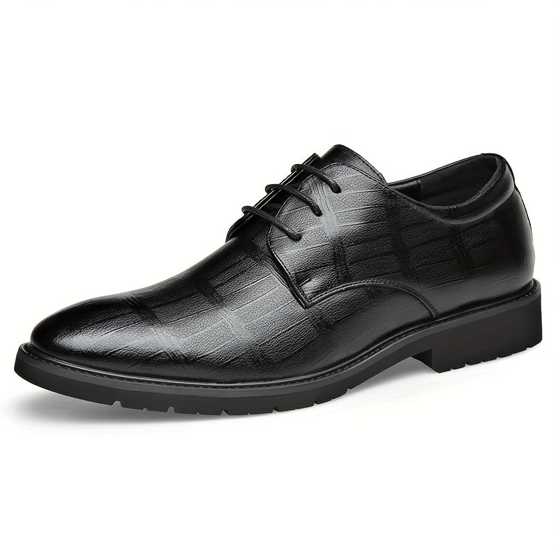 Men's PU Leather Oxford Shoes Formal Dress Shoes For Wedding Business