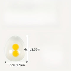Double Yellow Egg Decompression Toy - Pinch Pinch Music