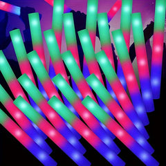 LED Foam Sticks 3 Modes Flashing Raves Concert Party Camping Events Carnival