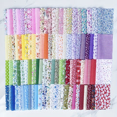 100pcs Cotton Fabric Patchwork DIY Sewing Quilting Toys Cloth