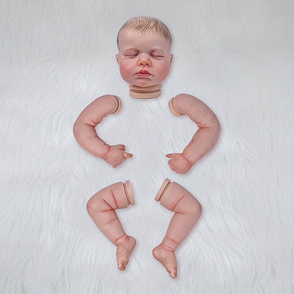 3D Unfinished Painted Blank Kits Reborn Doll Parts DIY