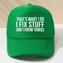 Hip Hop Mesh Trucker Hat Sunscreen Dad Cap