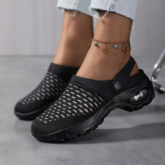 Women's Hollow Out Air Cushion Clogs Lightweight Sports Sandals