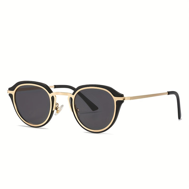 Metal Round Frame Sunglasses UV400
