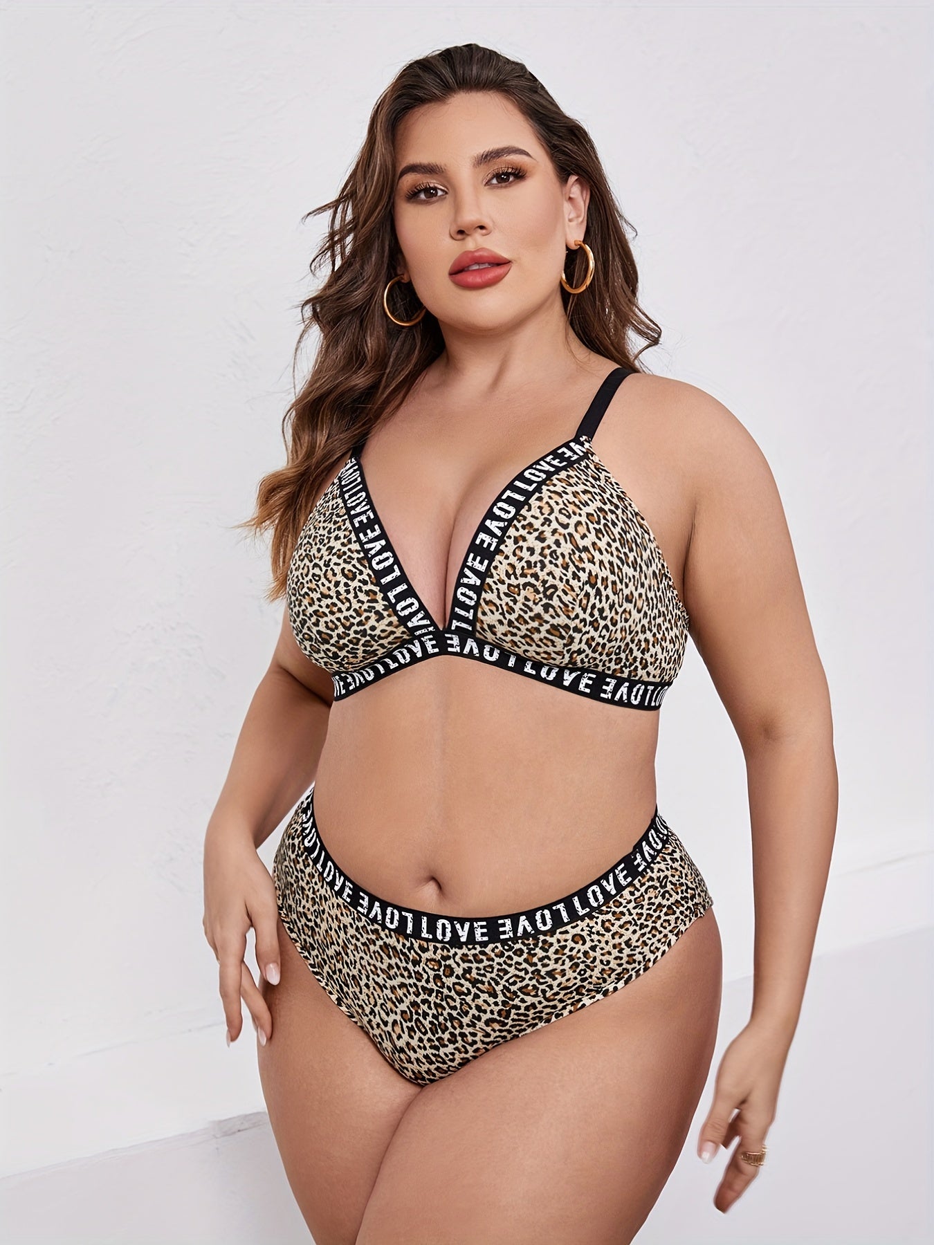 Sexy Leopard Print Bra & Panty Set
