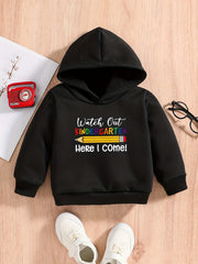 Baby Boys Spring And Autumn Sweatshirt Hoodie KINDERGARTEN HERE I COME
