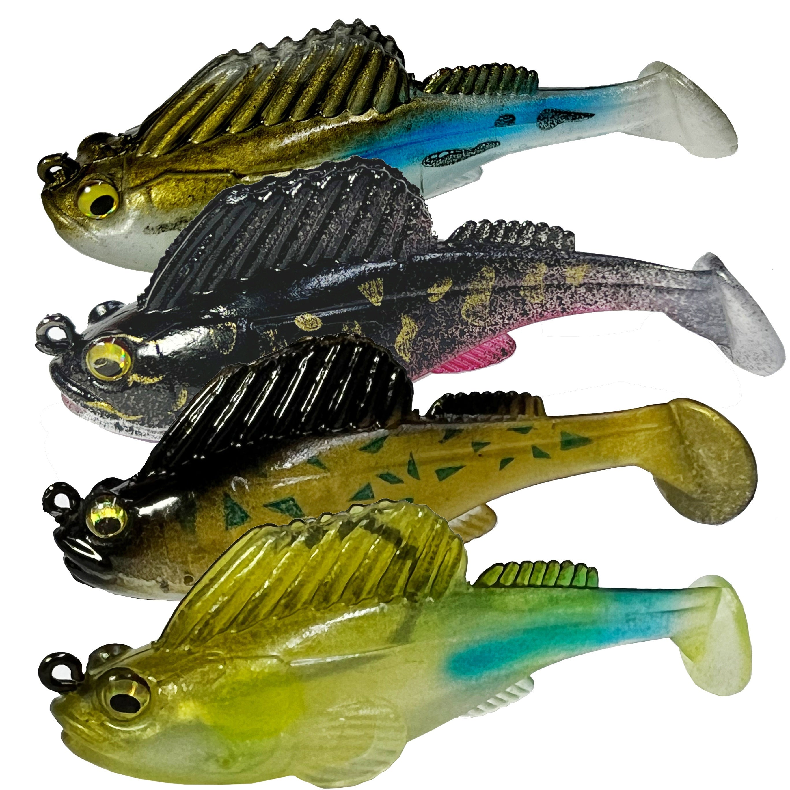 1pc Paddle Tail Swimbait Soft Lure Fishing Tackle