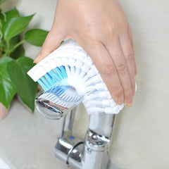 Flexible Cleaning Brush for Kitchen Bathroom Floors Bendable Ideal for Shoes