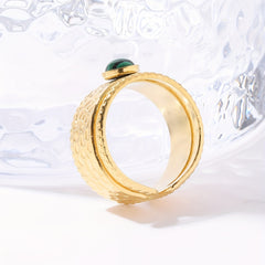 Personalized Stainless Steel Open Ring