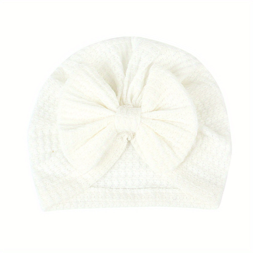 Baby Turban Hats with Bowknot Cozy Head Wraps for Newborn