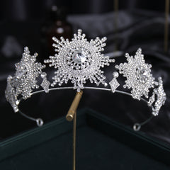 Crystal Rhinestone Bridal Crown Wedding Tiara