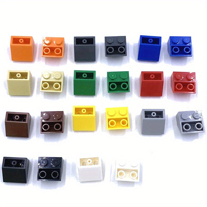 20pcs 2x2 Slope Anti Bevel Bricks MOC Parts Mixed ABS Material for Children
