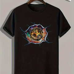 Men's Graphic T shirt for Summer Casual Wear