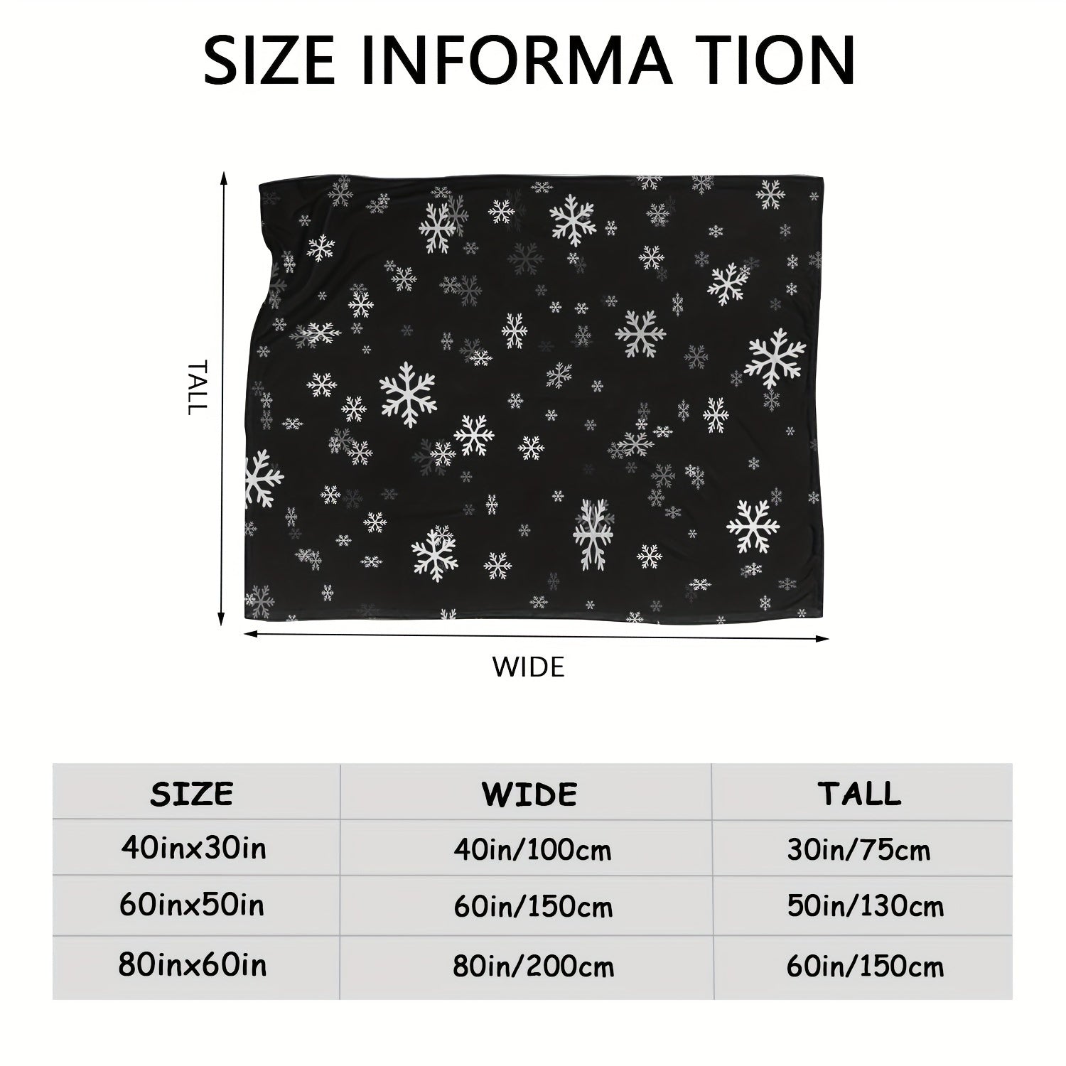 Christmas Snowflake Blanket Lightweight Flannel Sofa Bedroom Chair Winter Warm