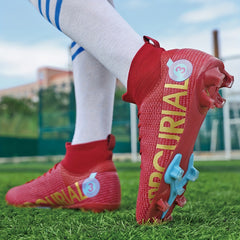 Men's Non Slip Soccer Shoes Outdoor Football Shoes Lightweight Breathable