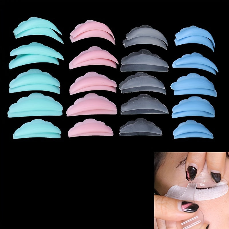 10pcs Silicone Eyelash Perm Pad for Recycling Lashes and Lifting Curls