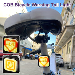 USB Rechargeable LED Bike Tail Light for Safety and Visibility