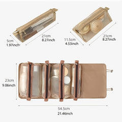 Detachable 4 In 1 Travel Cosmetic Bag Folding Portable Storage Bag