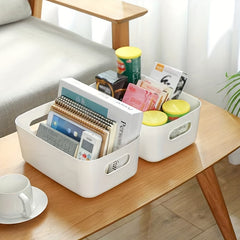 Portable Bathroom Desktop Organizer Plastic Storage Basket