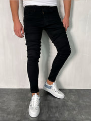 Raw Trim Denim Shorts Mens Casual Mid Stretch Denim Shorts