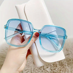 Oversized Square Sunglasses Gradient Glasses UV400