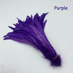 10pcs Rooster Feather Shape Western Style Hair Accessories