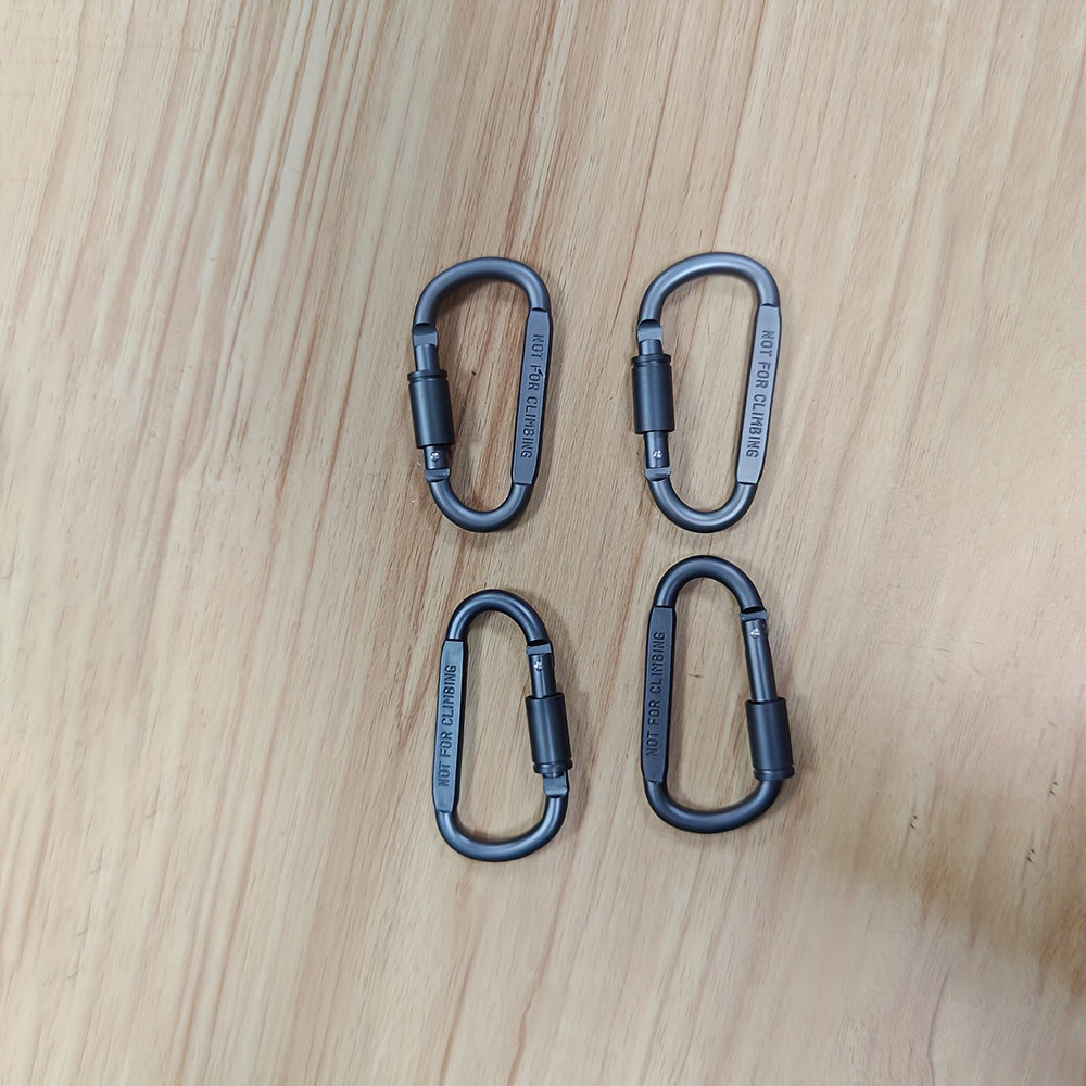1pc 4pcs Aluminum Mountaineering Buckle Quick Hanging Buckle