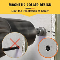 6pcs Magnetic Screwdriver Bit Set 25mm 3 50mm 3mm for Gypsum Board