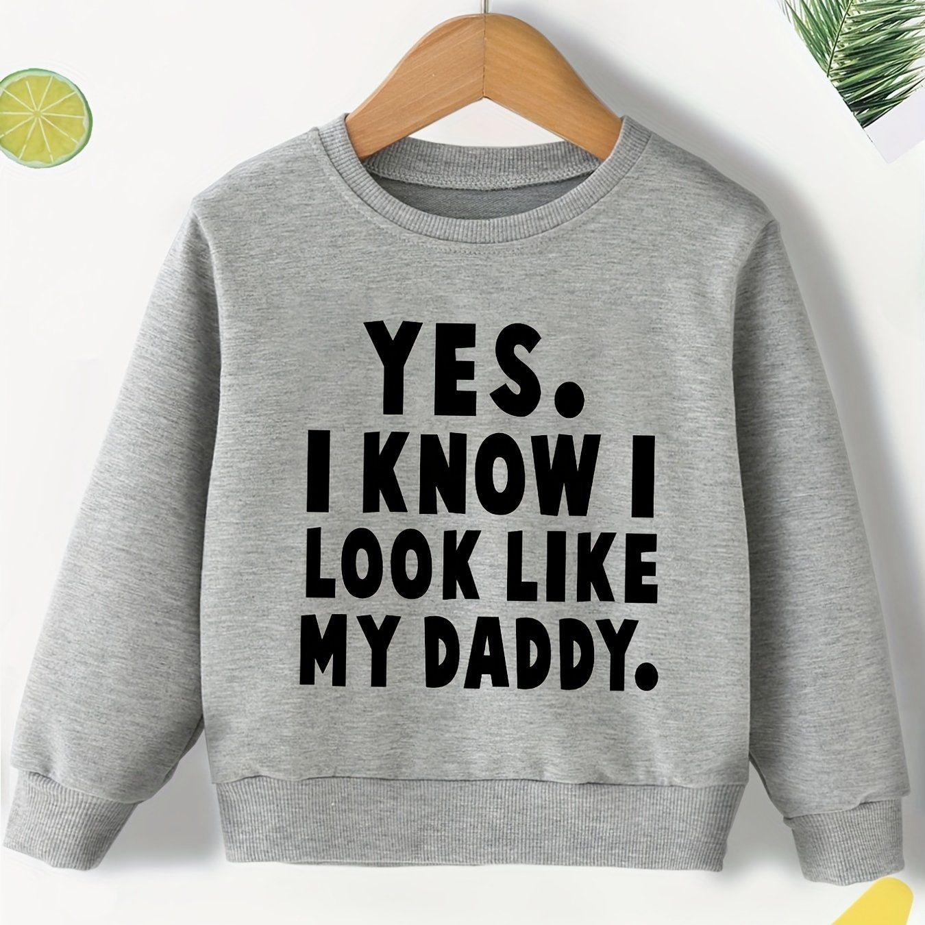 Baby Boys Letter Graphic Sweatshirt Top Kids Clothes