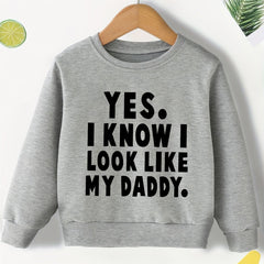 Baby Boys Letter Graphic Sweatshirt Top Kids Clothes