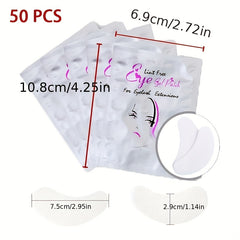 Under Eye Pads Eyelash Extension Eye Pads Hydrogel Eye Patch - 50pcs