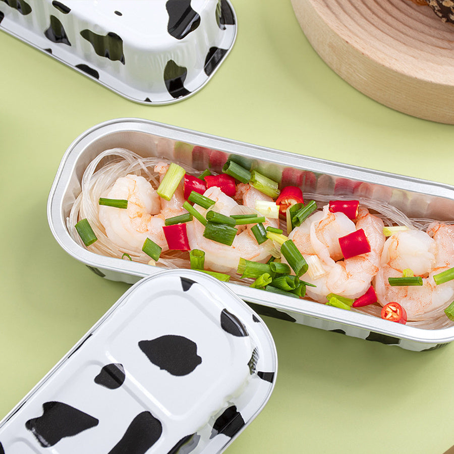 10pcs Aluminum Foil Mini Loaf Cake Pans Disposable Rectangle Baking Cups