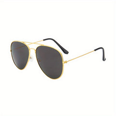 Aviator Sunglasses Mirrored Classic Sunshade Metal Eyewear