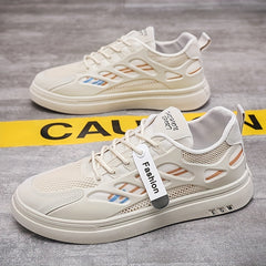 Men's Skate Shoes Lace up Sneakers Breathable