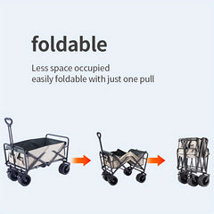 TAG Outdoor Camping Cart Campsite Cart Picnic Camping Trolley Folding Small Cart