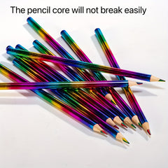 12pcs DIY Rainbow Fun Pen Creative Coloring Stationery Pencil Set