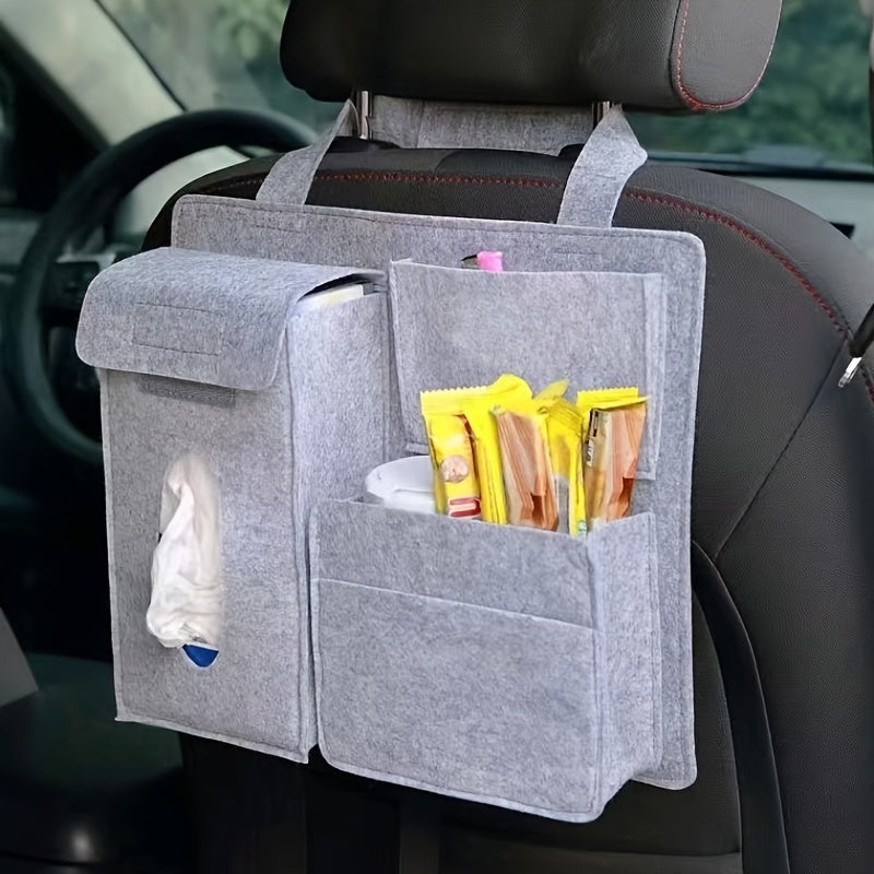 Car Seat Hanging Storage Bag Organizer Garbage Storage Box