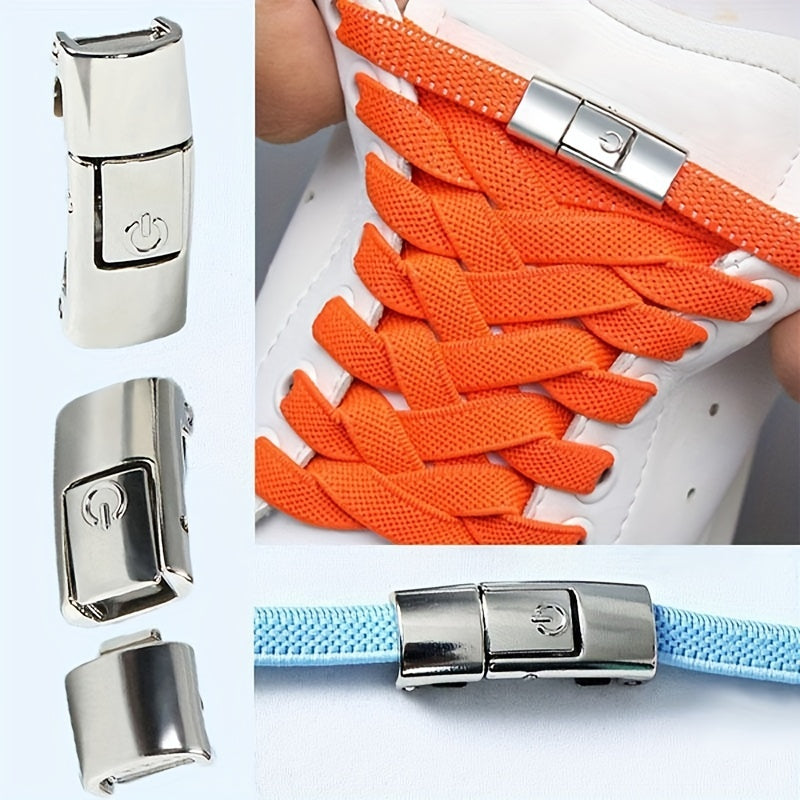 4pcs Magnetic Clasps Flat Leather Cord Bracelet Connectors DIY Jewelry Making