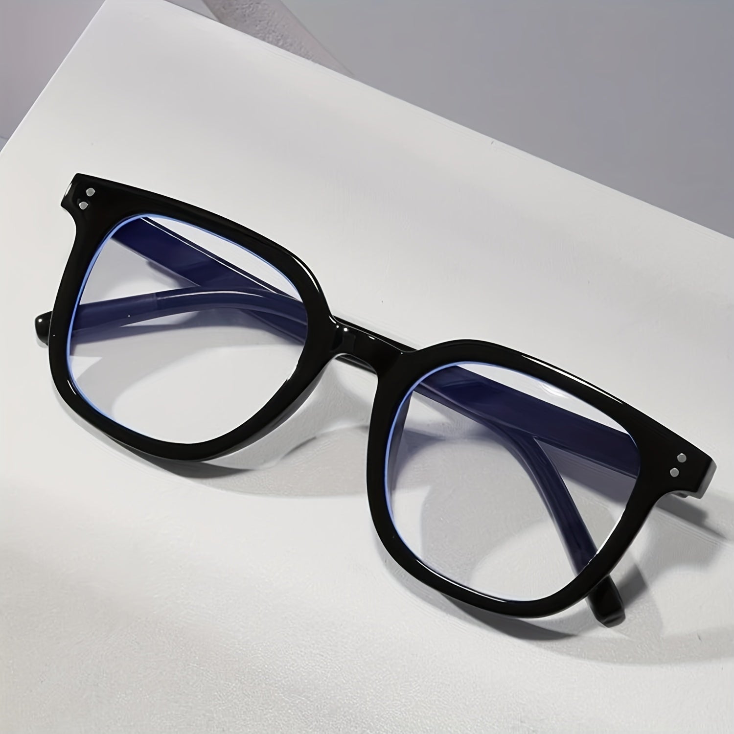 Light Blocking Clear Lens Glasses for Eye Fatigue Relief - Men & Women