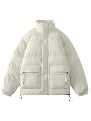 Casual Puffer Coat Warm Jacket for Winter Sports Women