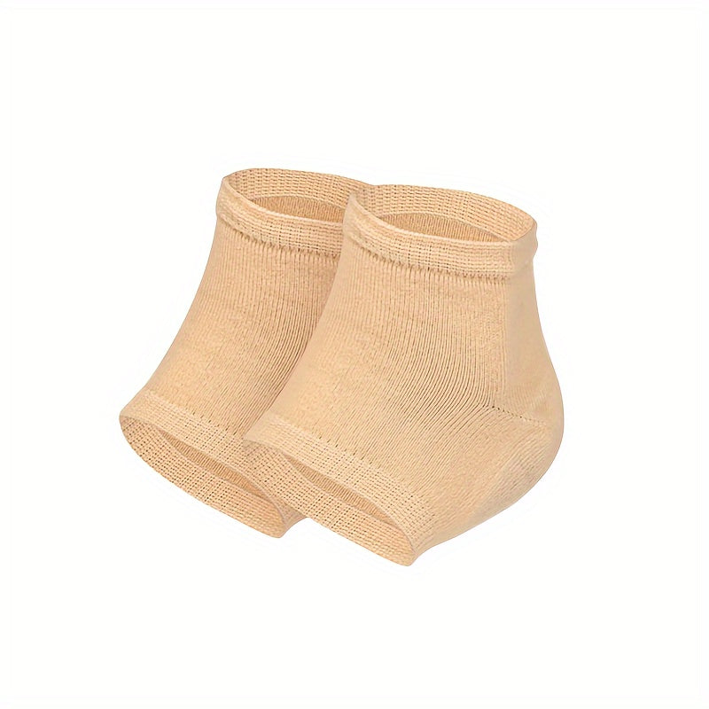 Moisturizing Gel Heel Socks Toeless Heel Protector Silicone Gel Pads