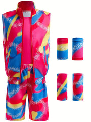 Real Movie Game Tracksuit Boys Casual Sports Outdoor Set Halloween Party Toddler