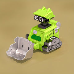 Kids Press Robot Inertia Eng Vehicle Excavator Toy