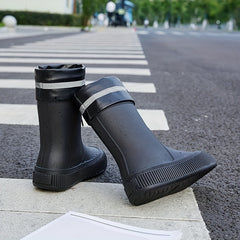Fashionable Bundle Mouth Rain Boots Women's Short Rain Boots