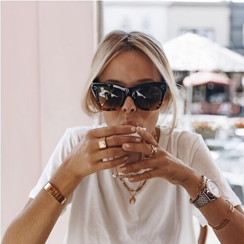 Thick Frame Cat Eye Sunglasses UV Protection