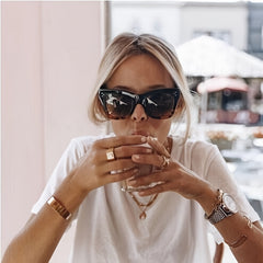Thick Frame Cat Eye Sunglasses UV Protection
