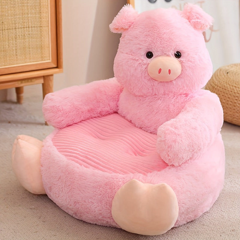 Animal Sofa Cartoon Shaped Comfortable Fabric Four Styles Rabbit Bear Pig Monkey