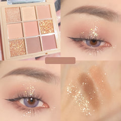 Mashed Potato 9 Eyeshadow Palette Earth Tone Shimmer & Matte