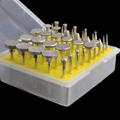 Diamond Burr Set Kit for Carving Polishing & More