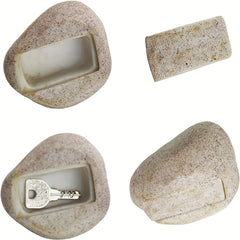 Simulation Stone Key Box Outdoor Garden Storage Container
